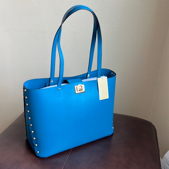 Michael Kors Manhattan Large Tote Leather Lagoon - Picture 6 of 17